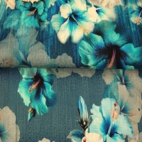 25009-09LI "Tropical Floral"print