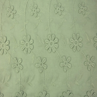 17690-10 ''Darling Daisy Embroidery'' - Powder Green