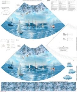 25940 ''Sailing Home'' Skirt panel