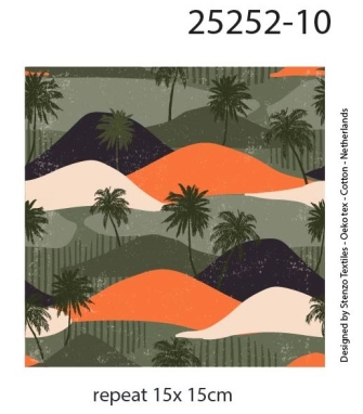 25252-10`''Palm Beach'' print