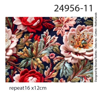 24956-11 ''Flower Embroidery''