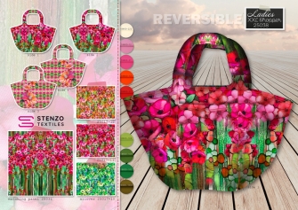 25038 ''Bunch Of Flowers'' Shopper Panel