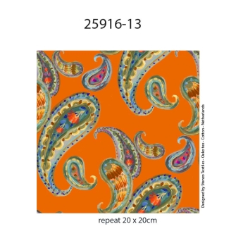 25916-13 ''Statement Paisley'' print