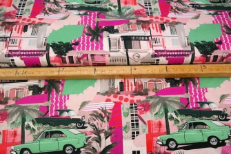 25938-12 ''Vintage Miami'' print