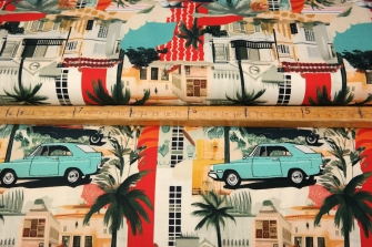 25938-11 ''Vintage Miami'' print