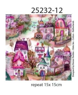 25232-12 ''Little Village'' print