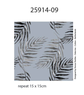 25914-09 ''Palm Leaves'' print