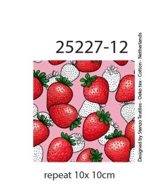 25227-12 ''Very Strawberry'' print