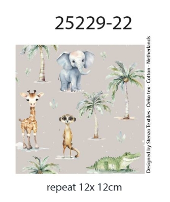 25229-22 ''Safari Babies'' print