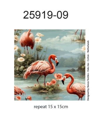 25919-09 ''Dreamy Flamingo'' print