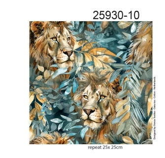 25930-10 ''Luring Lion'' print