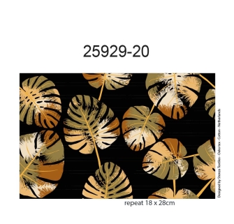 25929-20 ''Gradient Palms'' print