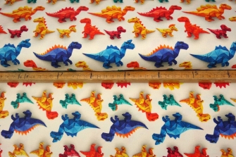 25246-11 ''Origami Dino's'' print