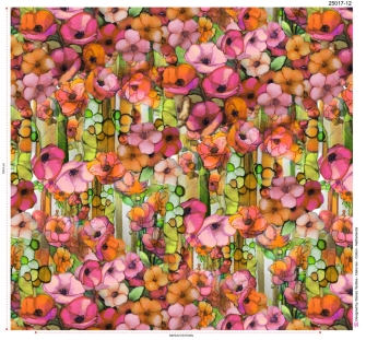 25017-12 ''Bunch of Flowers'' print