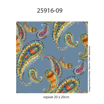 25916-09 ''Statement Paisley'' print