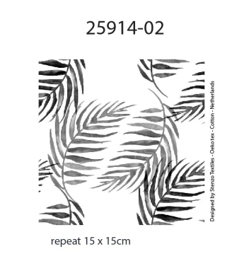 25914-02 ''Palm Leaves'' print