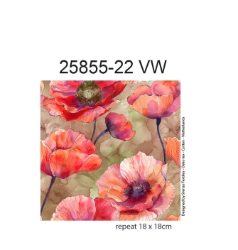 25855-22 ''Into the Poppy Fields'' print