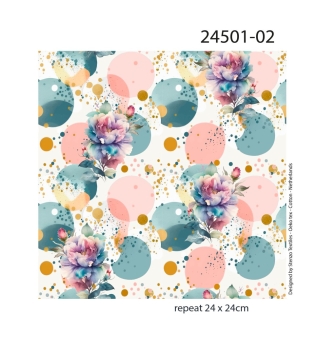 24501-02 ''Dots & Flowers''