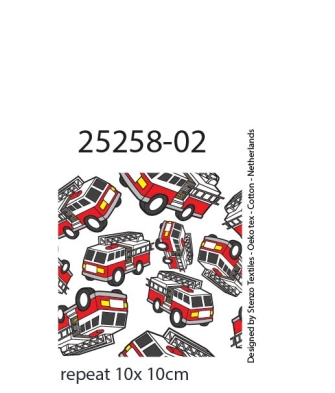 25258-02 ''Firetrucks'' print