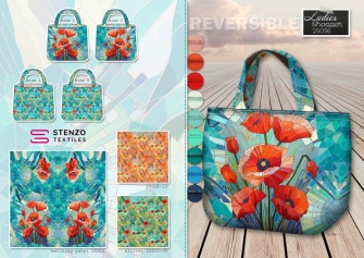 25036 ''Poppy Adventure'' Bag Panel