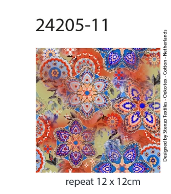 24205-11 ''Floral Mandala''