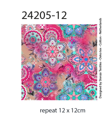 24205-12PL ''Floral Mandala''