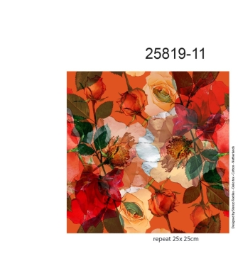 25819-11VI ''Wild Roses'' print