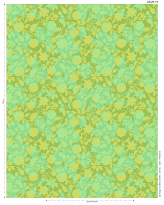 25025-10 ''Floral Blocking'' print