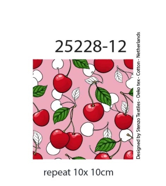 25228-12 ''Very Cherry'' print