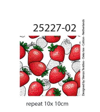 25227-02 ''Very Strawberry'' print