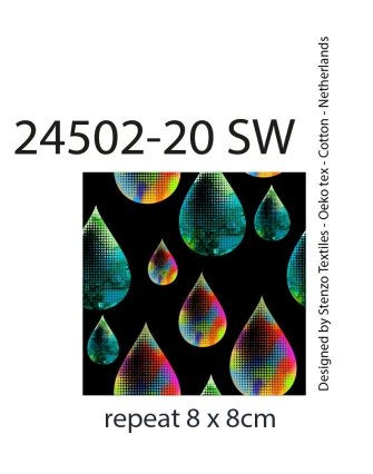 24502-20 ''Rainbow Drops''