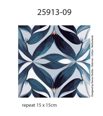 25913-09 ''Floral Kaleidoscope'' print