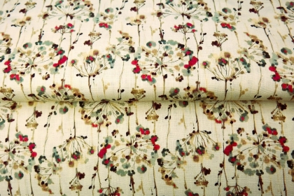 25305-02LI "Wildflower" printed linen