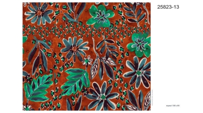 25823-13 ''Giant Floral'' print