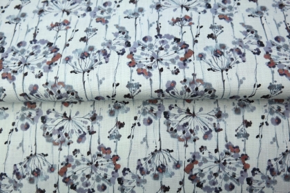 25305-09LI "Wildflower" printed linen