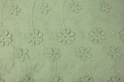 17690-10 ''Darling Daisy Embroidery'' - Powder Green