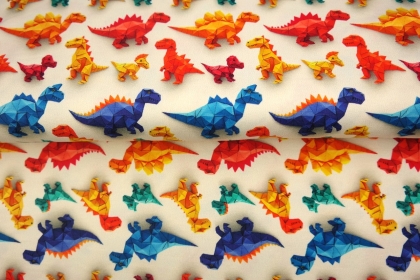 25246-11 ''Origami Dino's'' print