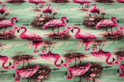 25919-10 ''Dreamy Flamingo'' print