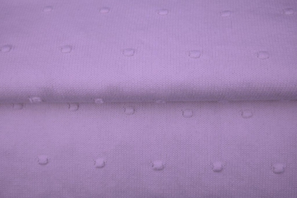 18860-14 "The Dots'' cotton knitwear - Lavender