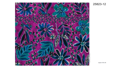 25823-12 ''Giant Floral'' print