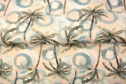 25303-22LI "palm spings" printed linen