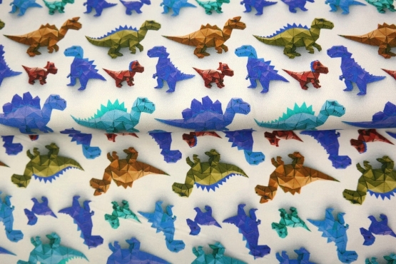 25246-09 ''Origami Dino's'' print