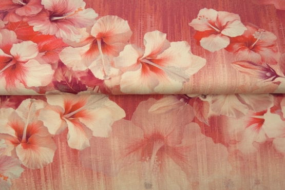 25009-12 ''Tropical Floral'' print