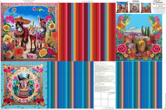 25529 "Mexicana" Pillow cases