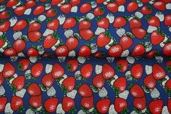 25227-15 ''Very Strawberry'' print