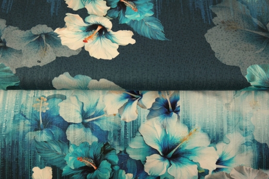 25009-09 ''Tropical Floral'' print