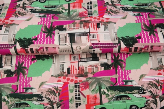 25938-12 ''Vintage Miami'' print