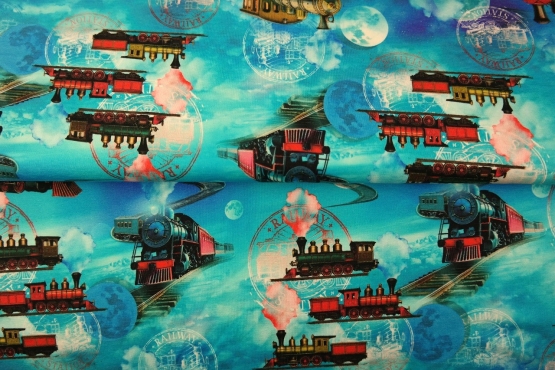 25058 "Sky Train'' print