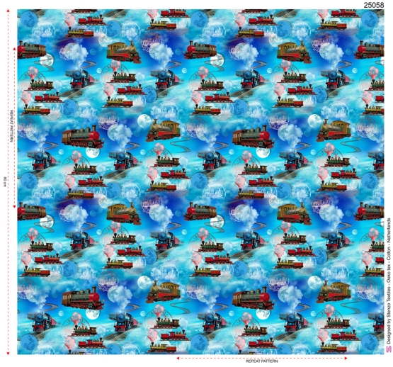 25058 "Sky Train'' print