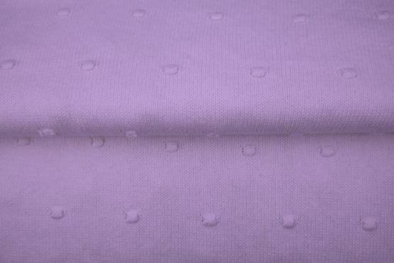 18860-14 "The Dots'' cotton knitwear - Lavender